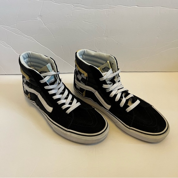 Rare Vans Sk8-Hi Mixed Quilting Core, Blue/Yellow Tongue 1966, Men 8, Women 9.5 - Picture 6 of 9